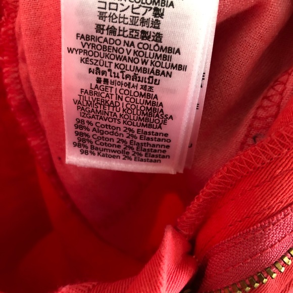 Michael Kors Izzy Skinny Jeans in Salmon - Picture 6 of 8